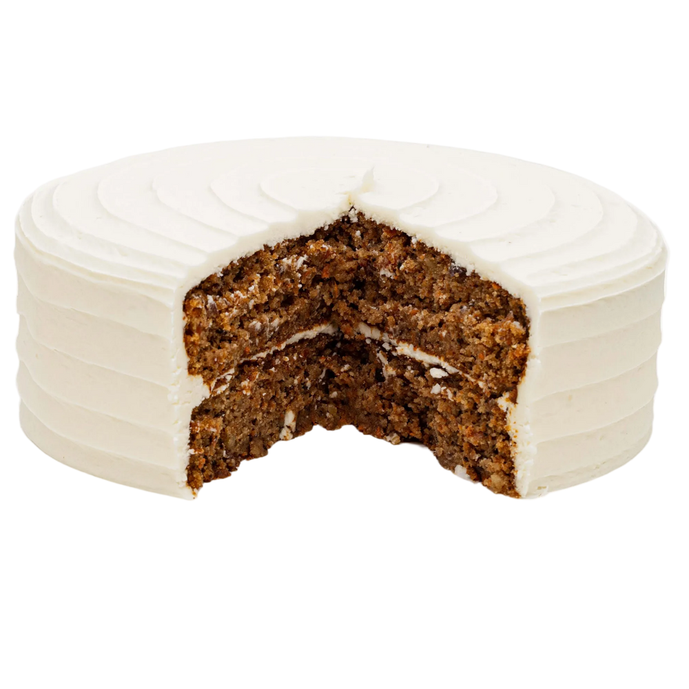 Frost Bake Shop from-scratch carrot cake with raisins, walnuts and butter cream cheese frosting — one of the 100 Things You Must Eat in Memphis