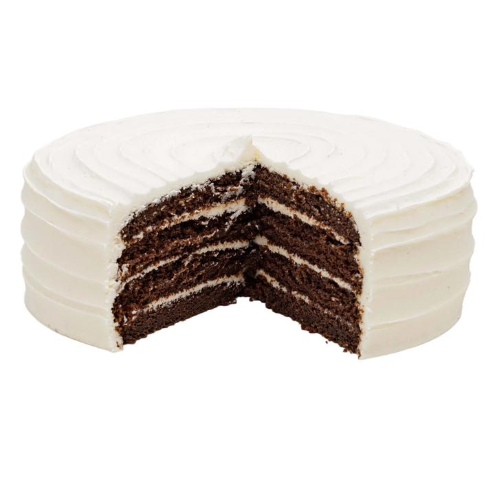 Chocolate with Vanilla Frosting